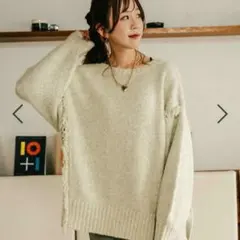 GLOBAL WORK　airiプロデュース 2wayニットプルオーバー
