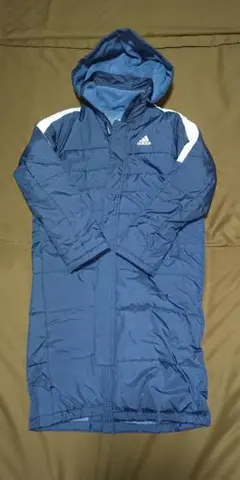 adidas中綿ロングジャケット