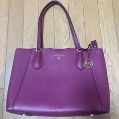 Michael Kors バーガンディ トートバッグ