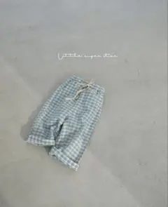 Iss original gingham check pants 130