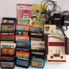 任天堂ファミリーコンピュータ本体とゲームソフト26本セット