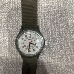TIMEX オリジナルキャンパー 日本限定 ホワイト アイボリー 文字盤 カーキ