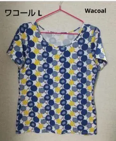 Wacoal Wacoal Tシャツ L ボタニカル レトロ柄 レディースのサムネイル