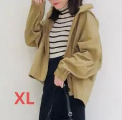 新品タグ付　コットンブルゾン UNIQLO オリーブ XL 新品タグ付き