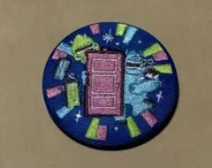 ディズニー 刺繍缶バッジ モンスターズインク
