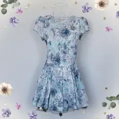 〔 Mサイズ 〕花柄ミニワンピース