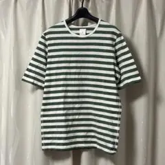 maillot　ボーダー　半袖 Tシャツ　日本製　グリーン　緑　マイヨのサムネイル