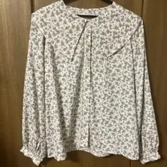 み*ん様 W CLOSET 花柄長袖ブラウス　春物