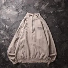 Hanes トレーナー ハーフジップ　park casino 刺繍