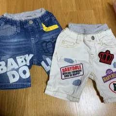 ベビードール ハーフパンツ 80 セット