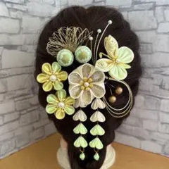 髪飾り成人式 卒業式 結婚式 七五三NO.507