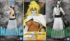 【送料無料】BLEACHフィギュア 3点 ウルキオラ ハリベル グリムジョー