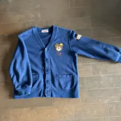 ミキハウス　110センチ紺色カーディガン