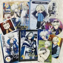 A3! 御影密 箔押し コースター 色紙 アニメイト特典 ブロマイド ニヒル