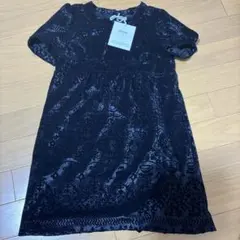 BeBe 半袖ワンピース 120cm 黒