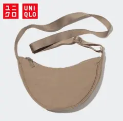UNIQLO ラウンドミニショルダーバッグ ベージュ ユニクロのサムネイル
