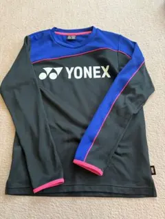 YONEX 長袖Tシャツ JP S 黒/青/ピンク