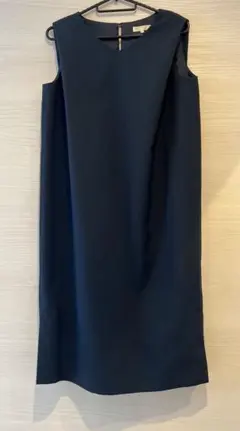 BEAMS HEART ネイビー ノースリーブワンピース