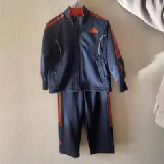 adidas ジャージ 上下セット 100cm ネイビー　キッズ　アディダス