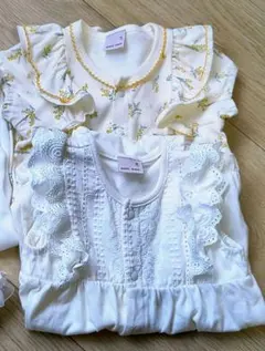 petit main (プティマイン)可愛いカバーオール2枚セット ＆おまけ帽子