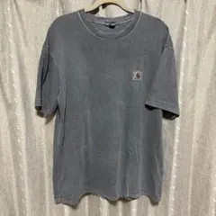 y102810 carhartt Tシャツ　半袖　ロゴ　シンプル　L
