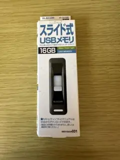 定価5,980円　ELECOM USメモリ 16GB MF-LSU216GBK黒