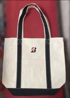 〘 ブリジストン〙キャンバス トートバッグ 黒