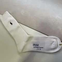 新品未使用 Ralph Lauren ソックス ホワイト 24-26cmのサムネイル