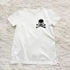 mastermind JAPAN スカルロゴプリントTシャツ 白