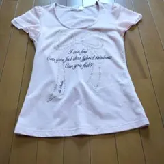 la Bala 半袖 Tシャツ ピンク ラインストーンのサムネイル