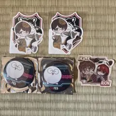 CR じゃすぱー　缶バッジ　ステッカーセット