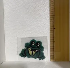 カエル 刺繍ワッペン