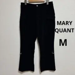 MARYQUANT マリークワント 黒 ブラック カジュアル パンツ 38 M