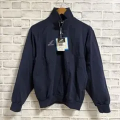 미사용 タグ付き ミズノ スーパースター ハーフジップ ジャージ M ネイビー