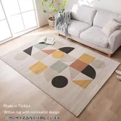 値下げ】unico PEHLO(ペフロ) ラグ 200×200cm イエロー - メルカリ