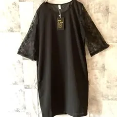 【新品タグ付き】 LACE LADIES ワンピース レーススリーブ♪のサムネイル