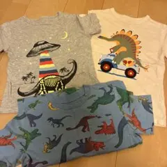 GAP 恐竜プリントTシャツ 3枚セット 105cmのサムネイル