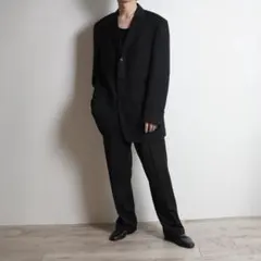 PS Paul Smith シングルセットスーツ ストライプ柄 黒/PW245