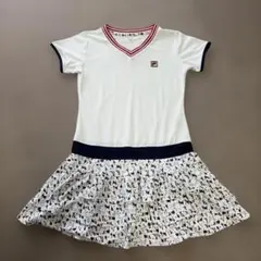 FILA 折り紙柄　テニス　ワンピース
