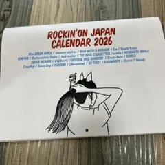 ROCKIN'ON JAPAN CALENDAR 2026