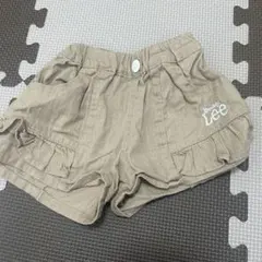 Lee ベージュ フリル付きショートパンツ