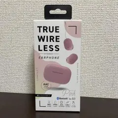 ワイヤレスイヤホン Bluetooth対応 ピンク QB-082CPK