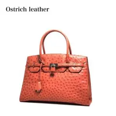 【美品】ZAO ザオー/オーストリッチ ベルトデザイン/ハンドバッグ 美品】ZAO ザオー/オーストリッチ ベルトデザイン/ハンドバッグ - メルカリ