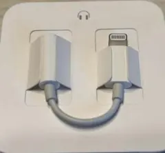 【未使用】Apple純正 イヤホン変換アダプタ Lightning-3.5mm