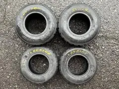 【中古レインタイヤ DUNLOP SLW2】4本