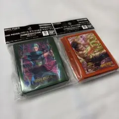 ワンピースカード　スリーブ　10 エース　　11 ゾロ