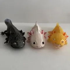 いきもの大図鑑 レプティ メキシコサラマンダー　ウーパールーパー フィギュア