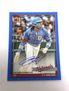 topps 2026 cj abrams auto /150
