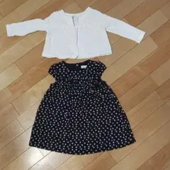 女児90㎝ワンピースとボレロのセット