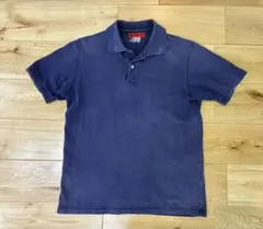 エヴィス フランス製ポロシャツ EVISU YAMANE ネイビーのサムネイル